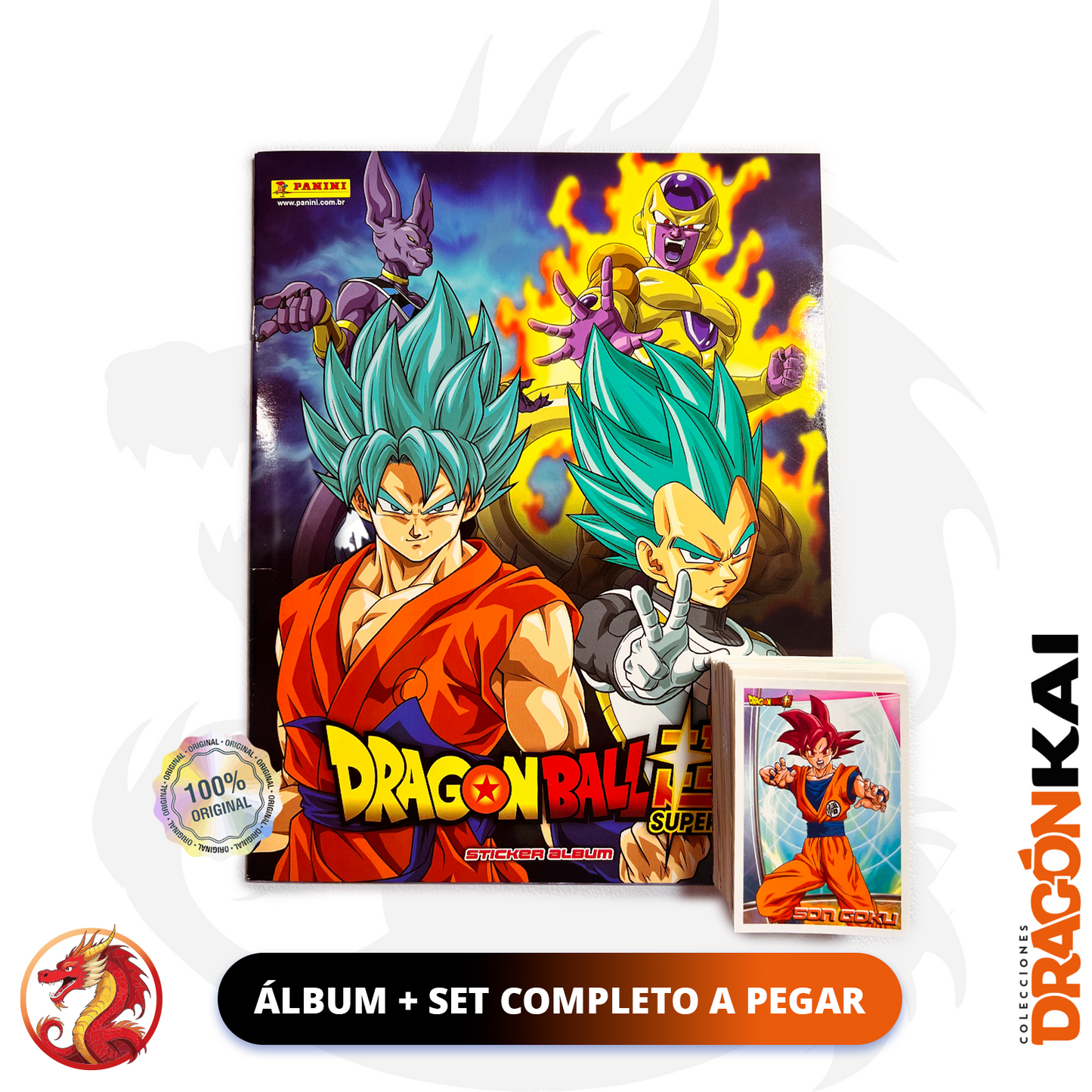 Álbum Dragon Ball Super (Panini 2017) + Set completo a pegar
