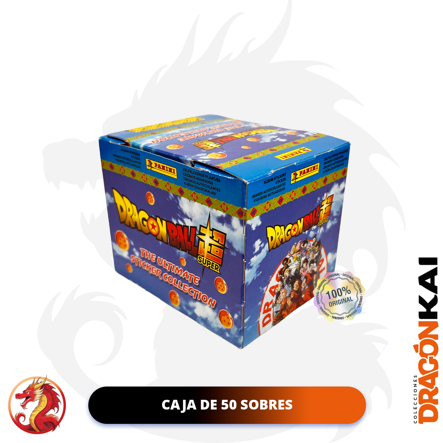 Álbum Dragon Ball Súper: Ultimate Collection (Panini 2025) + Caja de 50 sobres