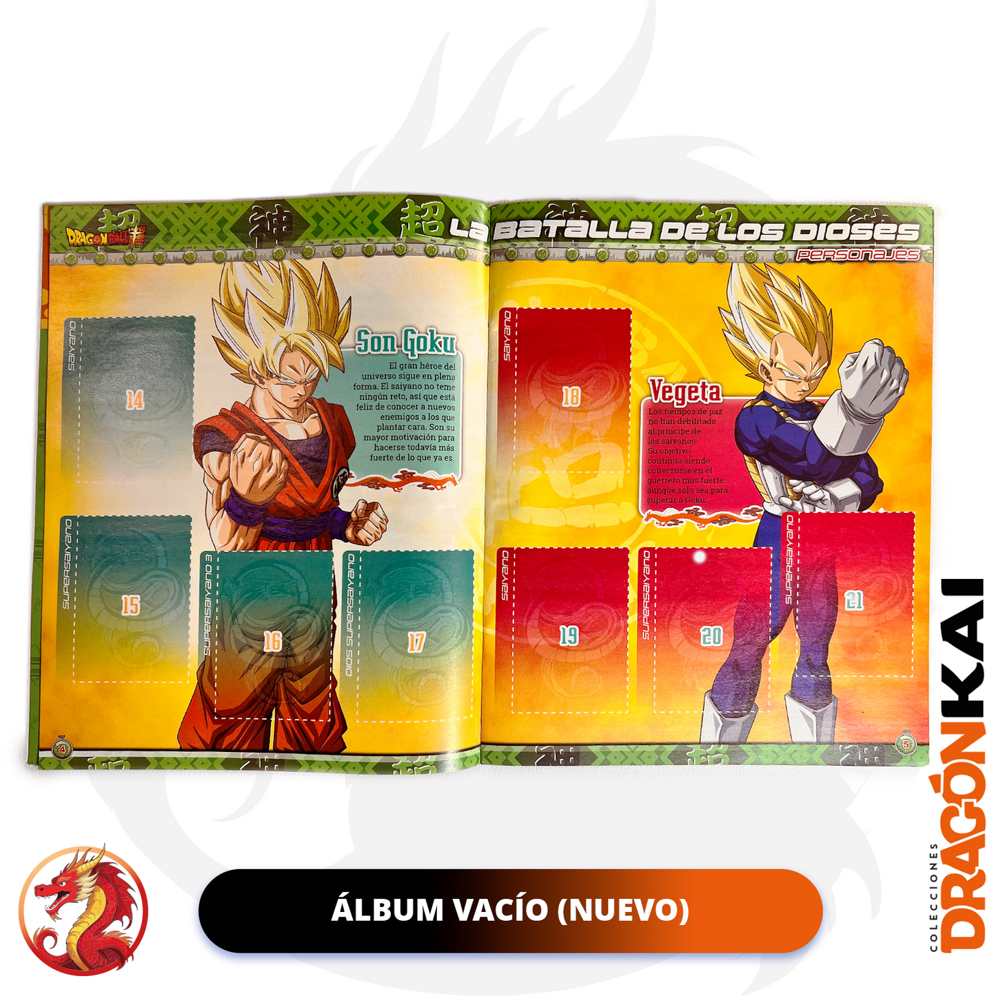 Álbum Dragon Ball Super (Panini 2017) + Set completo a pegar
