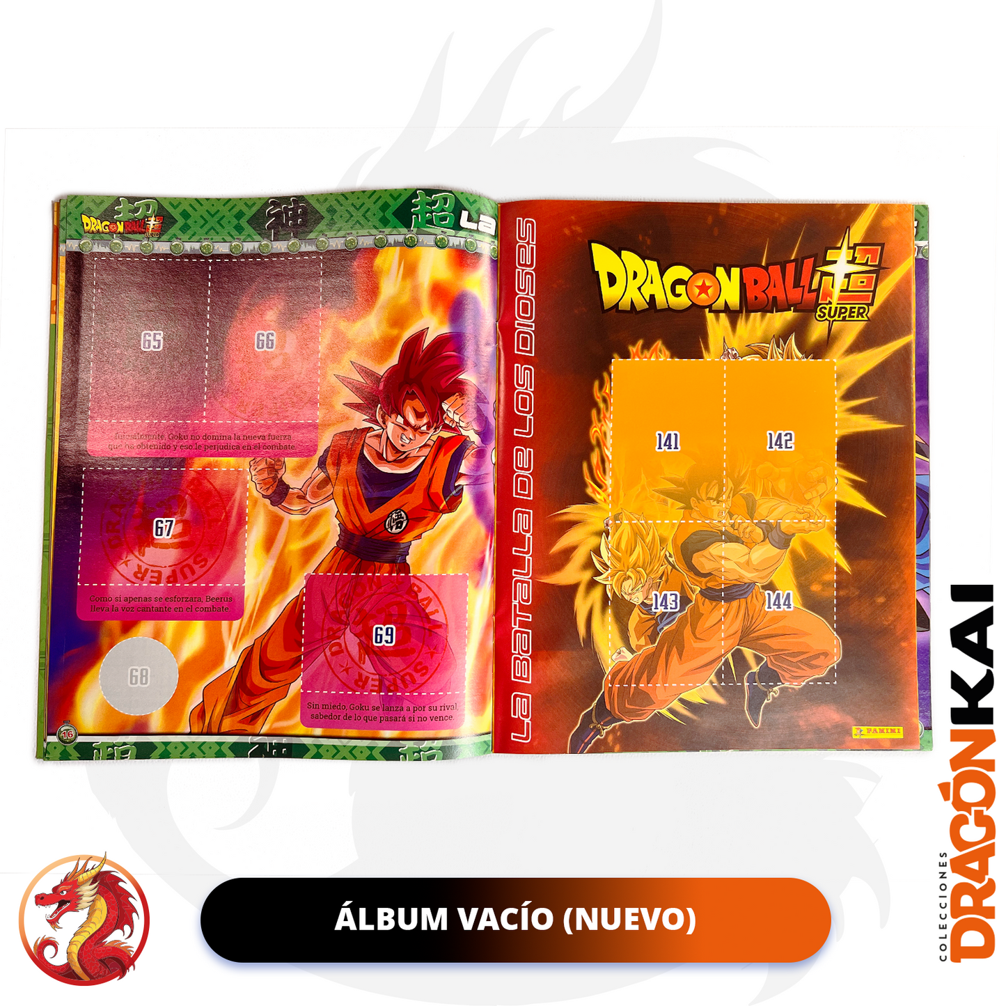 Álbum Dragon Ball Super (Panini 2017) + Set completo a pegar