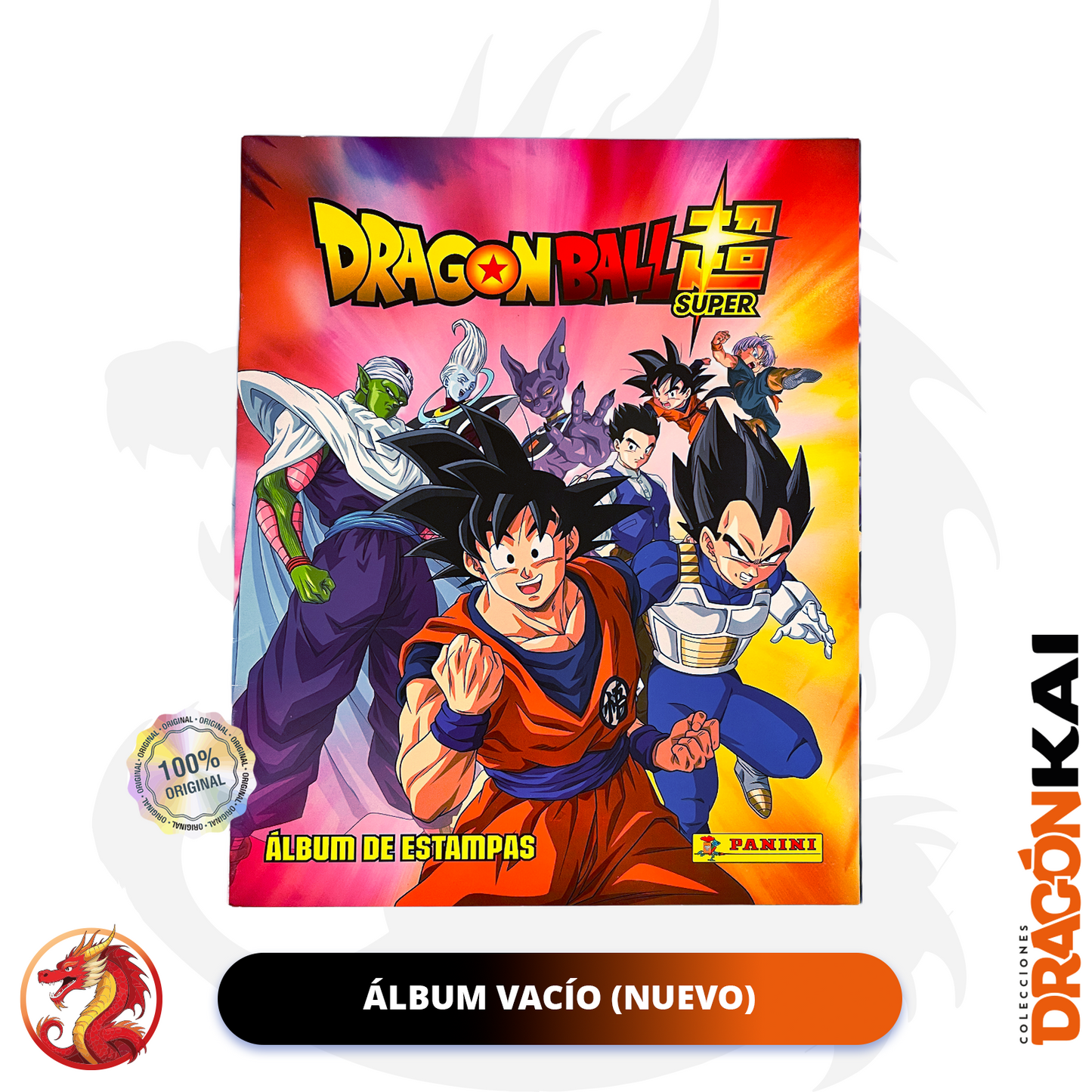 Colección Dragon Ball Super (Panini 2020). Álbum + 50 sobres
