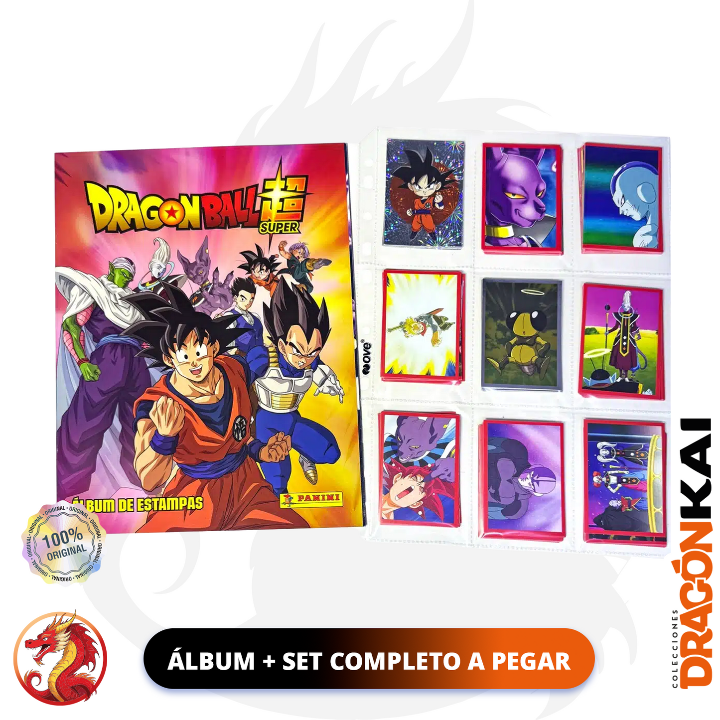 Álbum Dragon Ball Super (Panini 2020) + Set completo a pegar