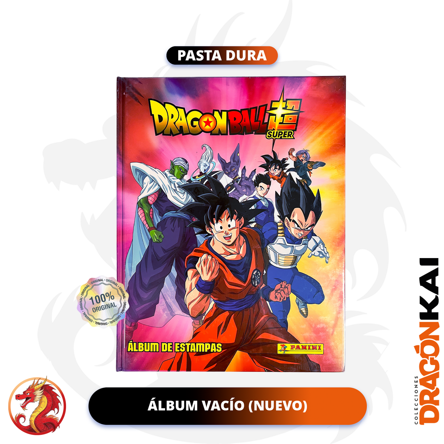Álbum Pasta Dura Dragon Ball Super (Panini 2020) + Set completo a pegar