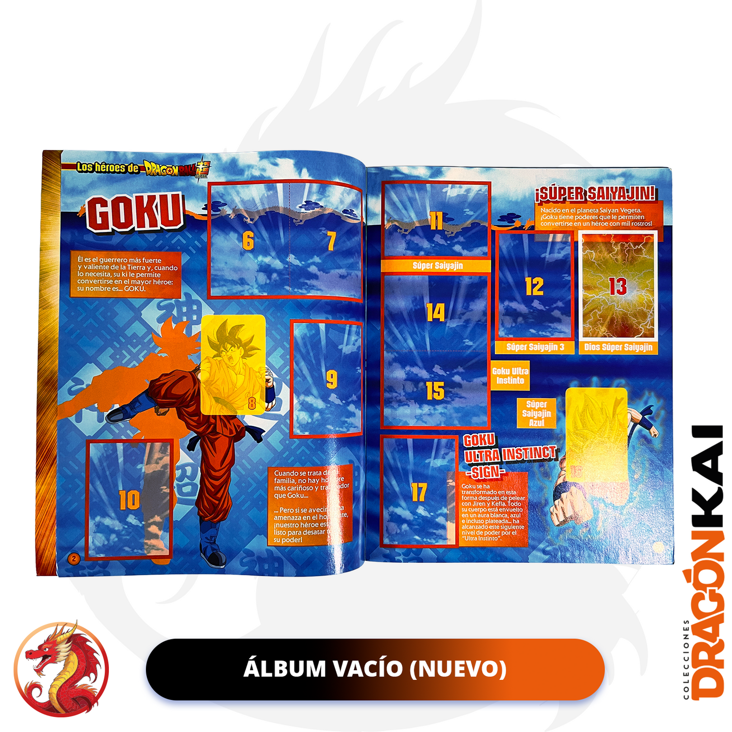 Álbum Dragon Ball Super (Panini 2020) + Set completo a pegar