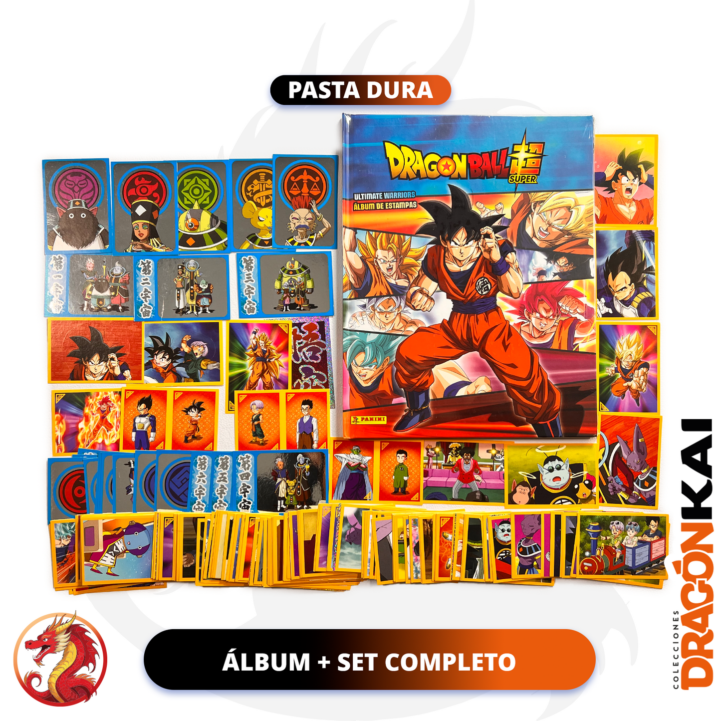 Álbum Pasta Dura Dragon Ball Super 3: Ultimate Warriors (Panini 2022) + Set completo a pegar