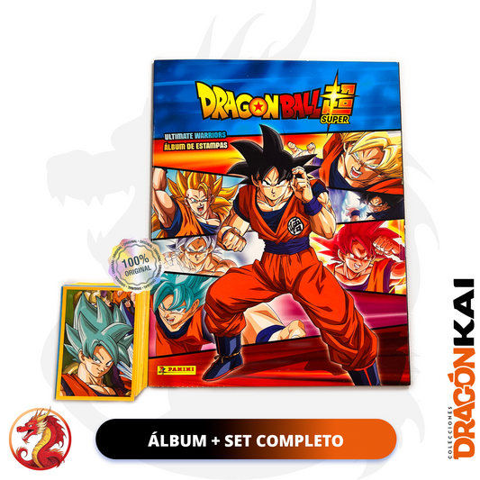 Álbum Dragon Ball Super 3: Ultimate Warriors (Panini 2022) + Set completo a pegar