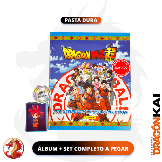 Álbum Pasta Dura Dragon Ball Super: Ultimate Collection (Panini 2025) + Set completo a pegar