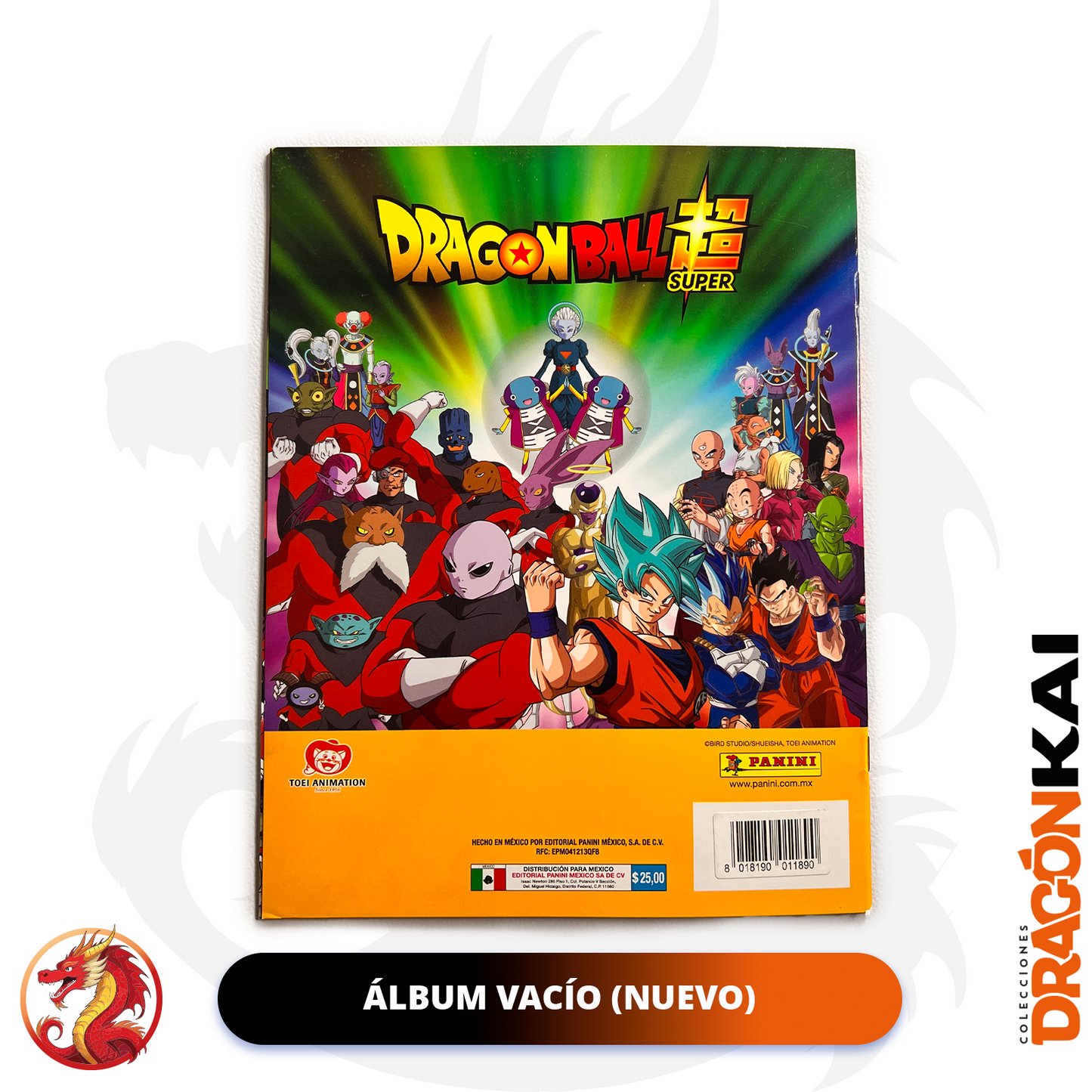 Colección Dragon Ball Super: Ultimate Warriors (Panini 2022). Álbum + Caja de 50 sobres