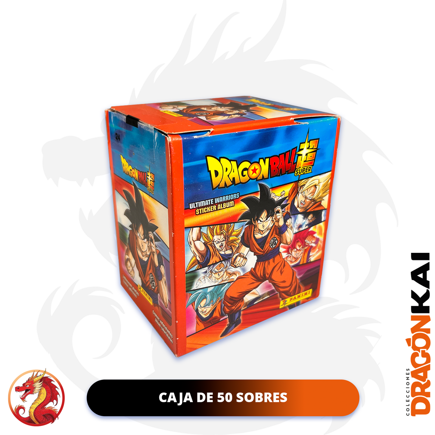 Colección Dragon Ball Super: Ultimate Warriors (Panini 2022). Álbum + Caja de 50 sobres
