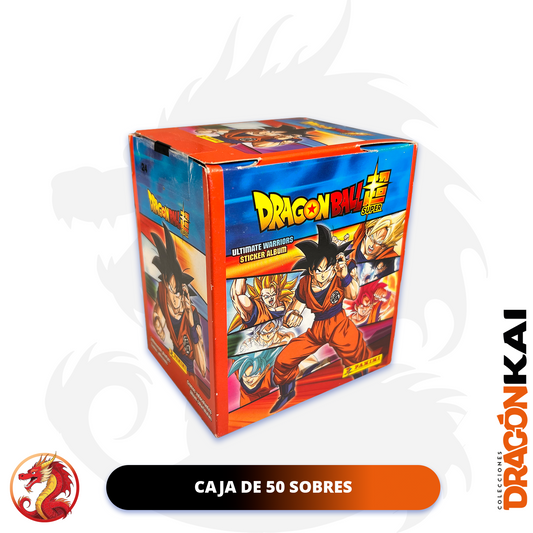 Colección Dragon Ball Super: Ultimate Warriors (Panini 2022). Caja de 50 sobres