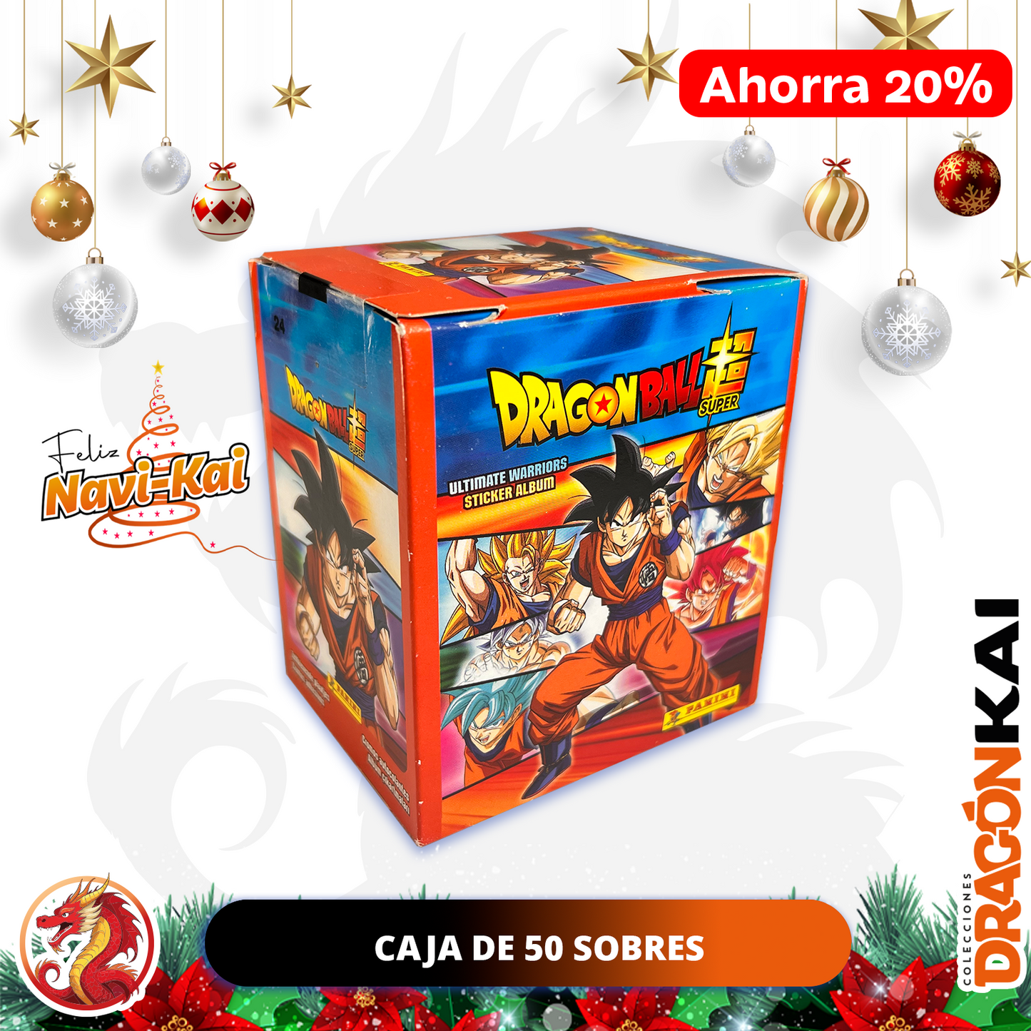 Colección Dragon Ball Super: Ultimate Warriors (Panini 2022). Caja de 50 sobres