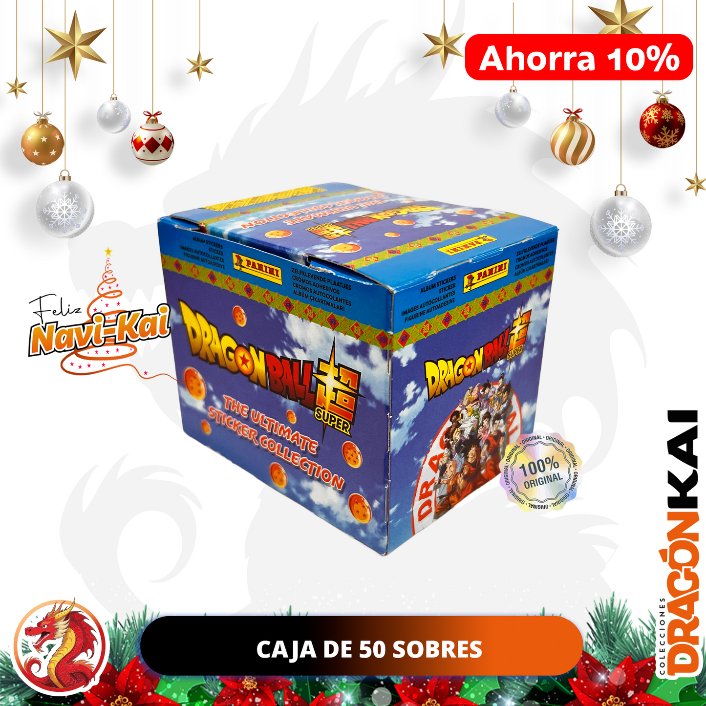 Colección Dragon Ball Super: Ultimate Collection (Panini 2025). Caja con 50 sobres.