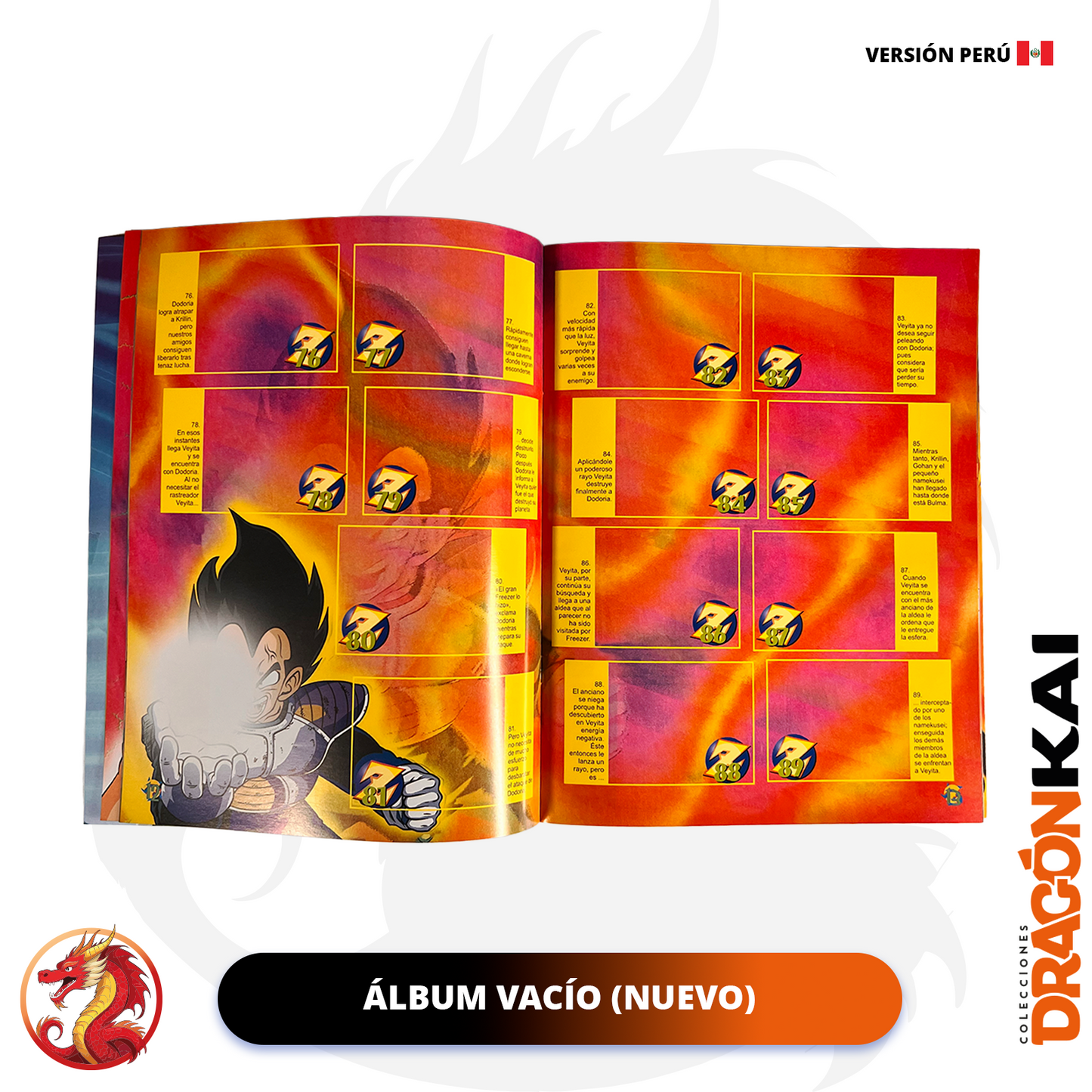 Álbum Dragon Ball Z 2 (Re. Navarrete Perú) + Set completo a pegar