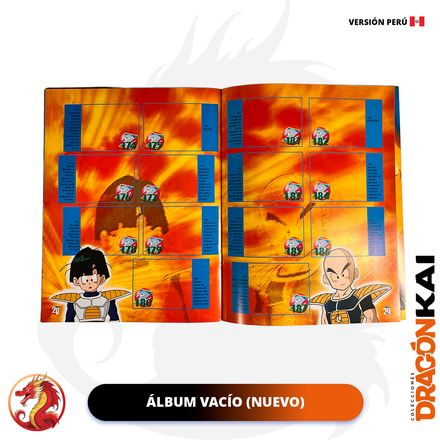Álbum Dragon Ball Z 2 (Re. Navarrete Perú) + Set completo a pegar