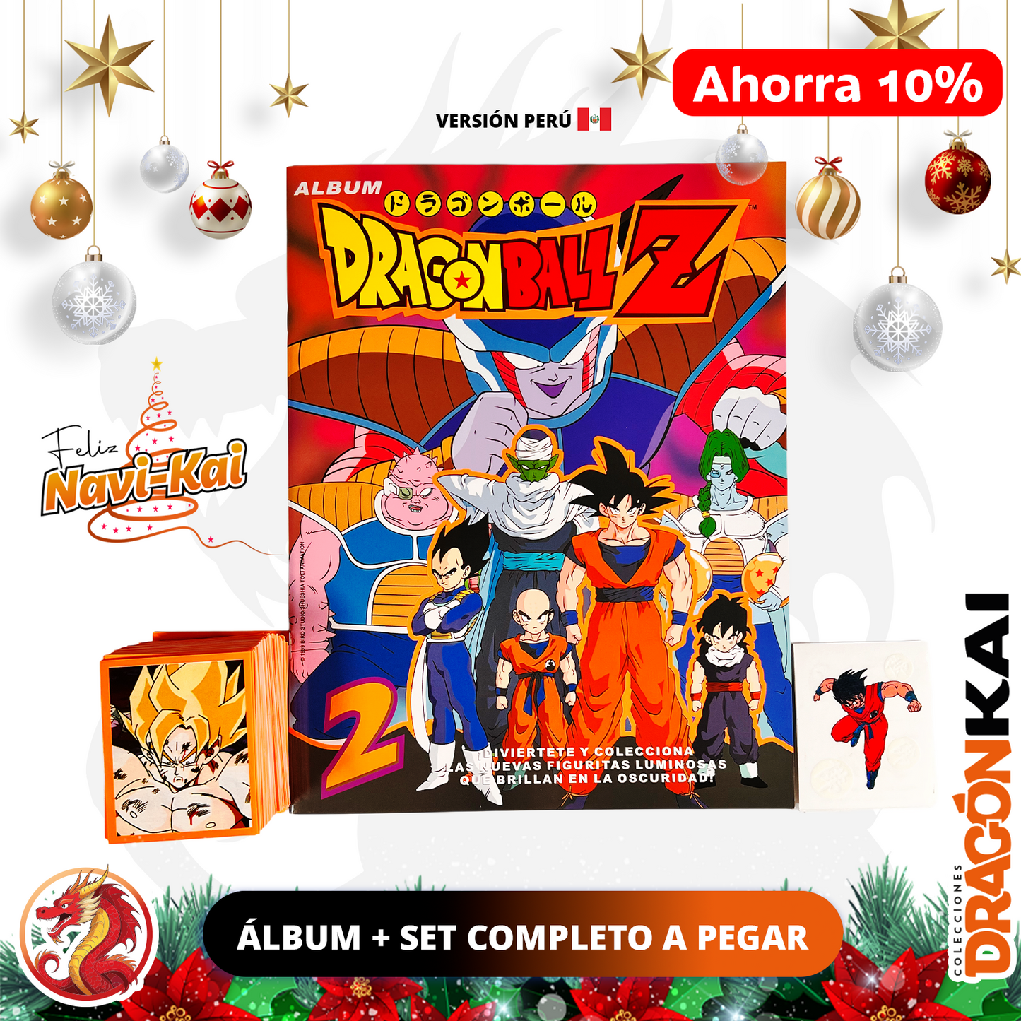 Álbum Dragon Ball Z 2 (Re. Navarrete Perú) + Set completo a pegar