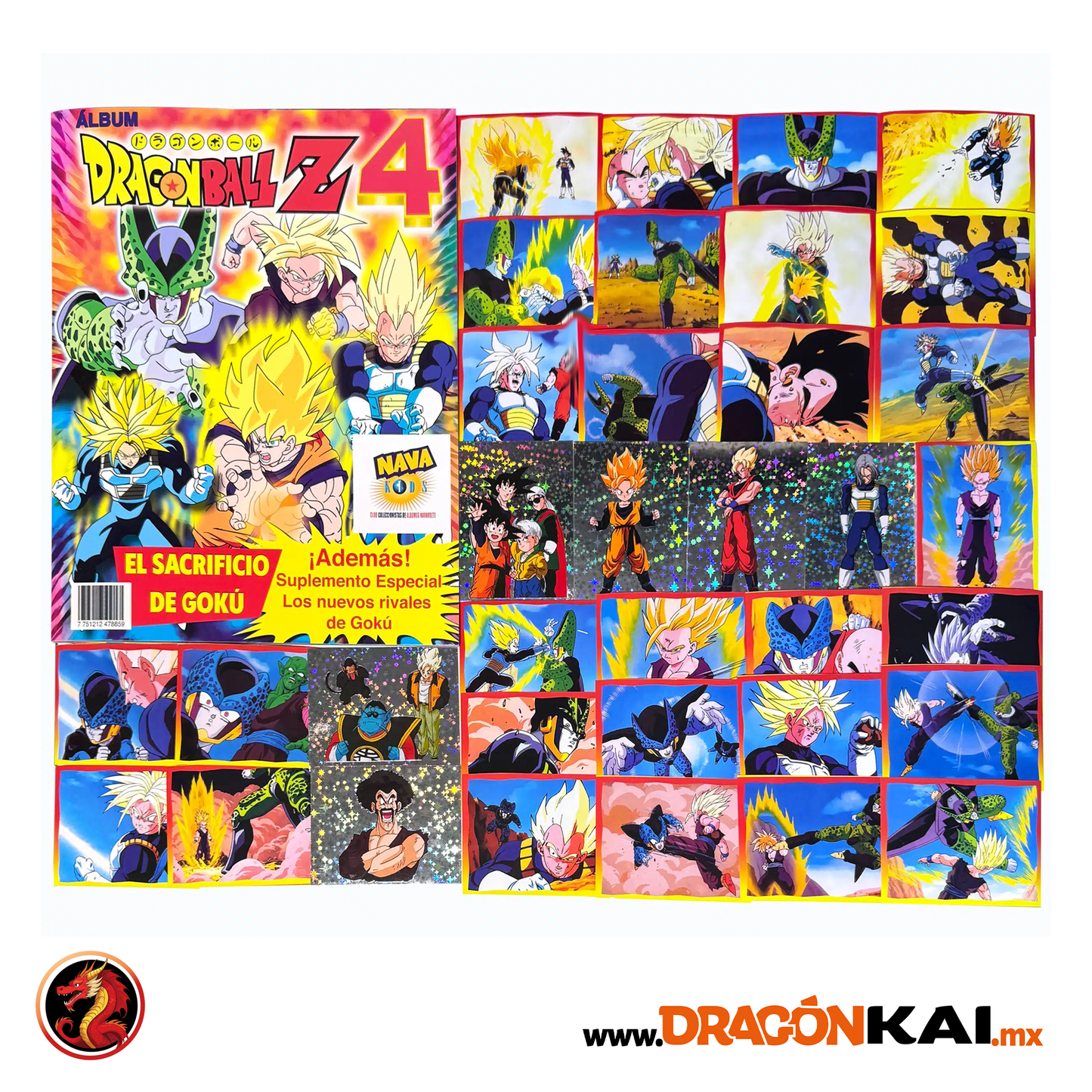 Álbum Dragon Ball Z4 (Re. Navarrete) + Set completo a pegar