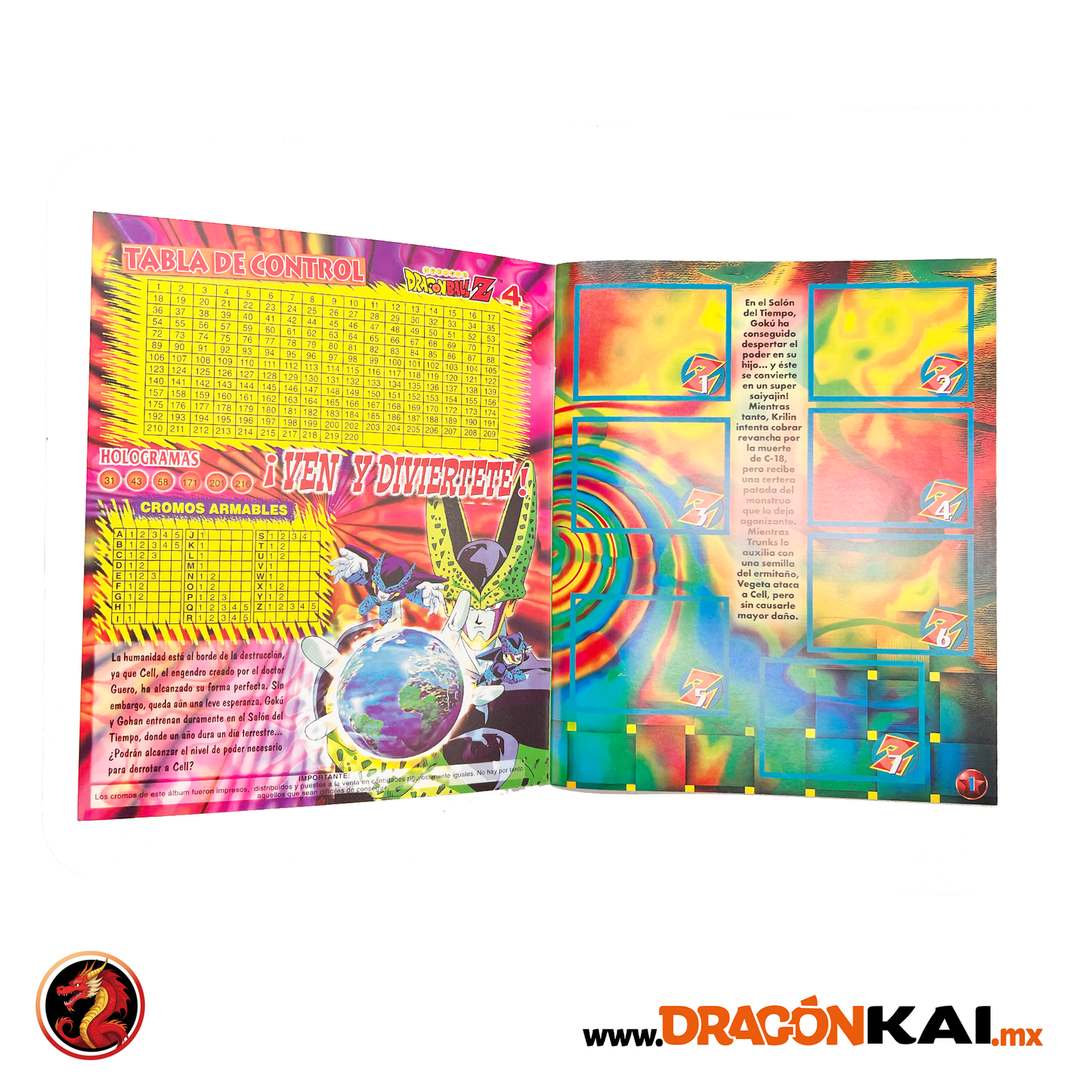 Álbum Dragon Ball Z4 (Re. Navarrete) + Set completo a pegar