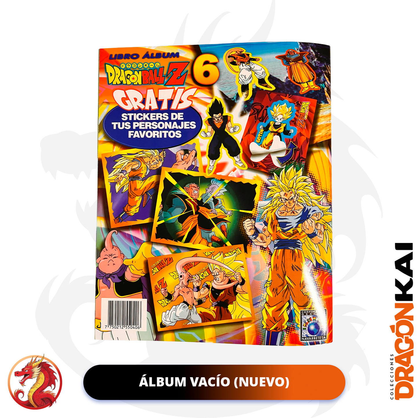 Álbum Dragon Ball Z 6 (Re. Navarrete) + Set completo a pegar