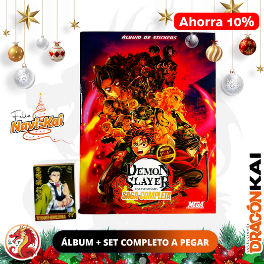 Álbum Demon Slayer: Saga completa + Set completo a pegar