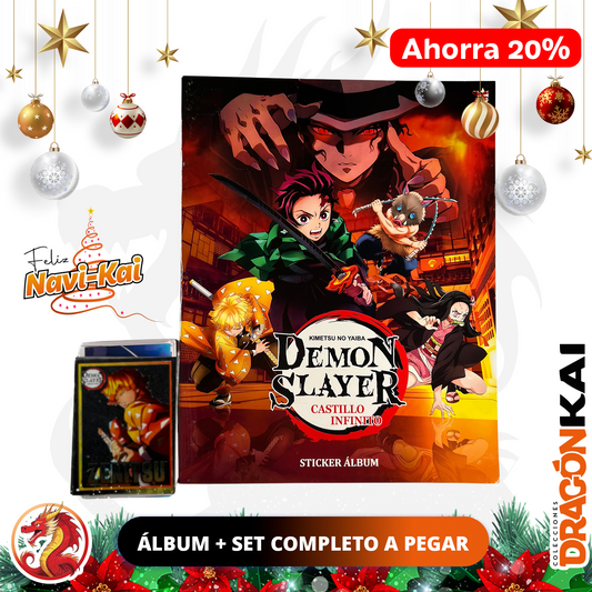 Álbum Demon Slayer: Castillo Infinito (Edit. 3 Reyes) + Set completo a pegar