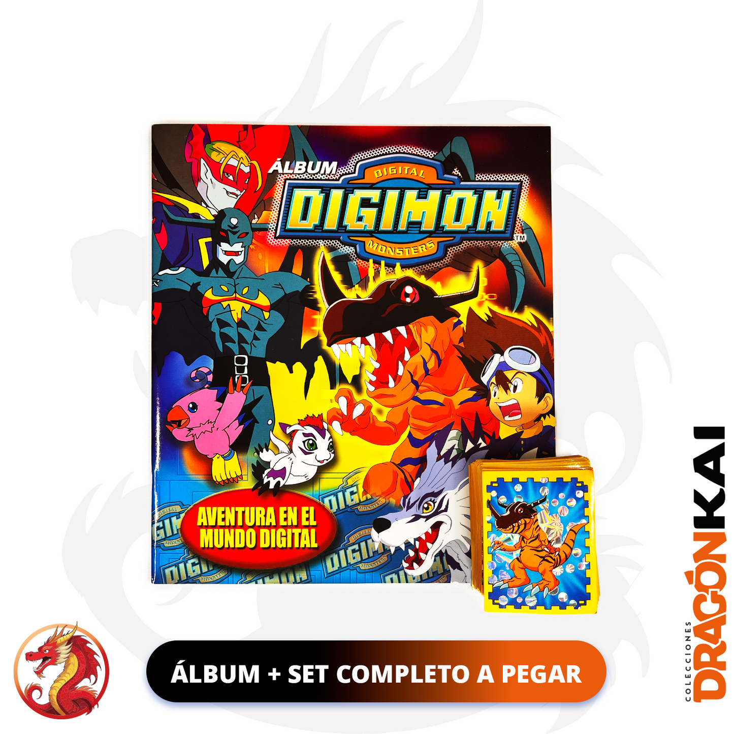 Álbum Digimon (Re. Navarrete) + Set completo a pegar