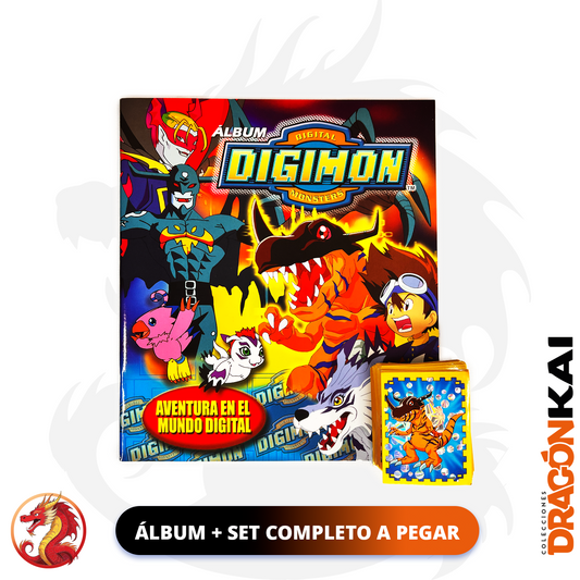 Álbum Digimon (Re. Navarrete) + Set completo a pegar