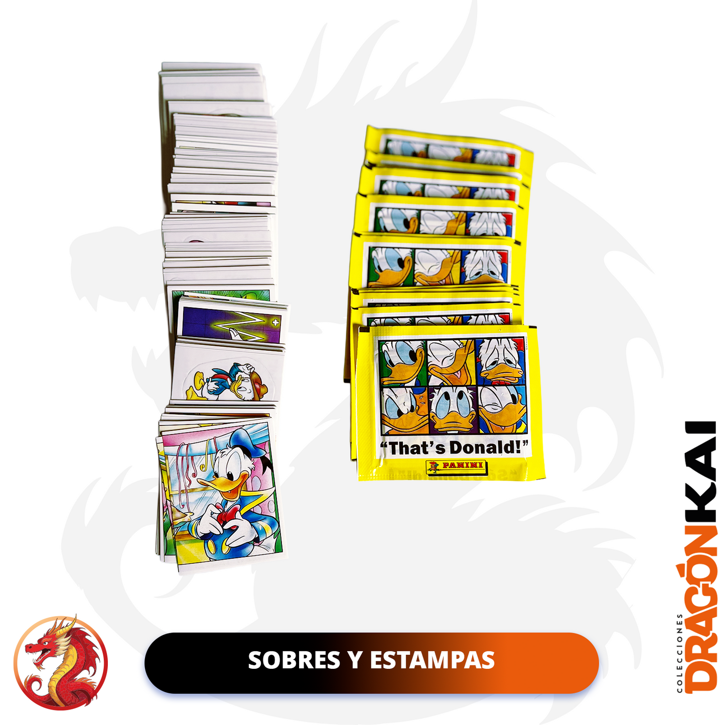 Álbum "¡Así es Donald!" (Panini 1996) + Set completo a pegar