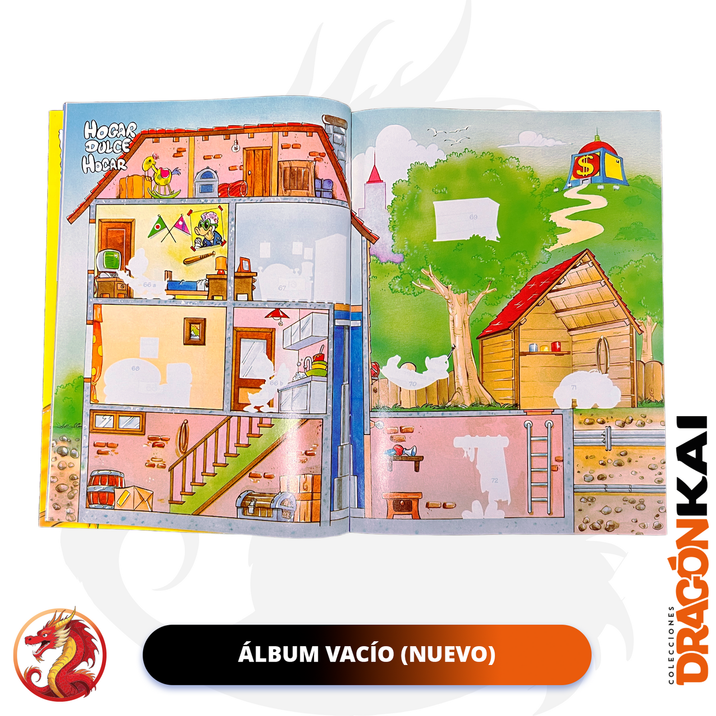 Álbum "¡Así es Donald!" (Panini 1996) + Caja de 100 sobres