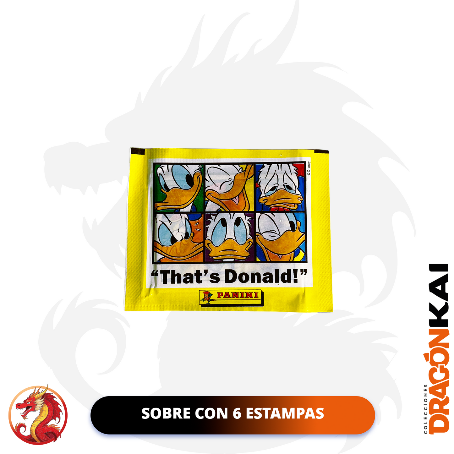 Álbum "¡Así es Donald!" (Panini 1996) + Caja de 100 sobres