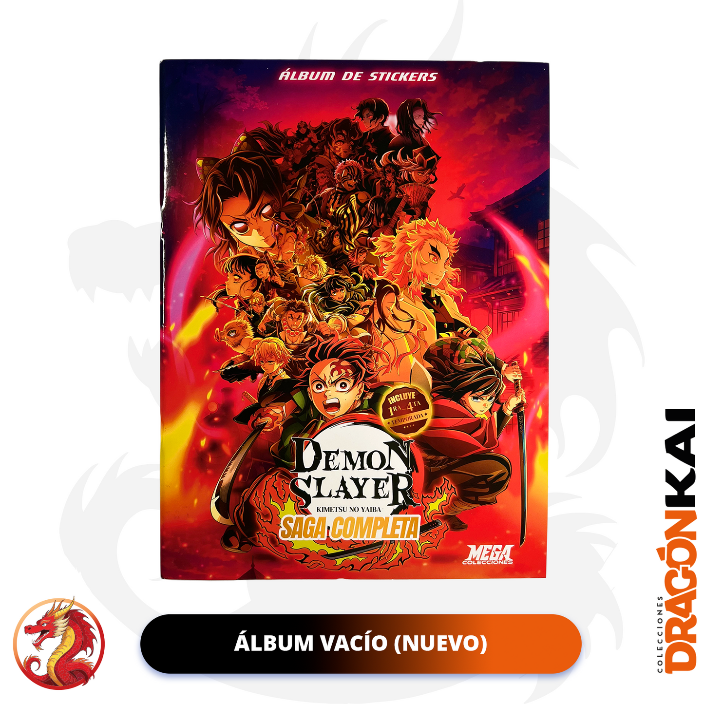 Álbum Demon Slayer: Saga completa + Set completo a pegar
