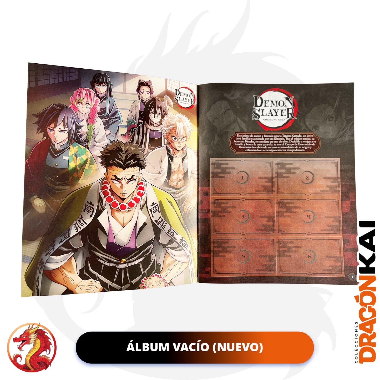 Álbum Demon Slayer: Castillo Infinito (Edit. 3 Reyes) + Set completo a pegar