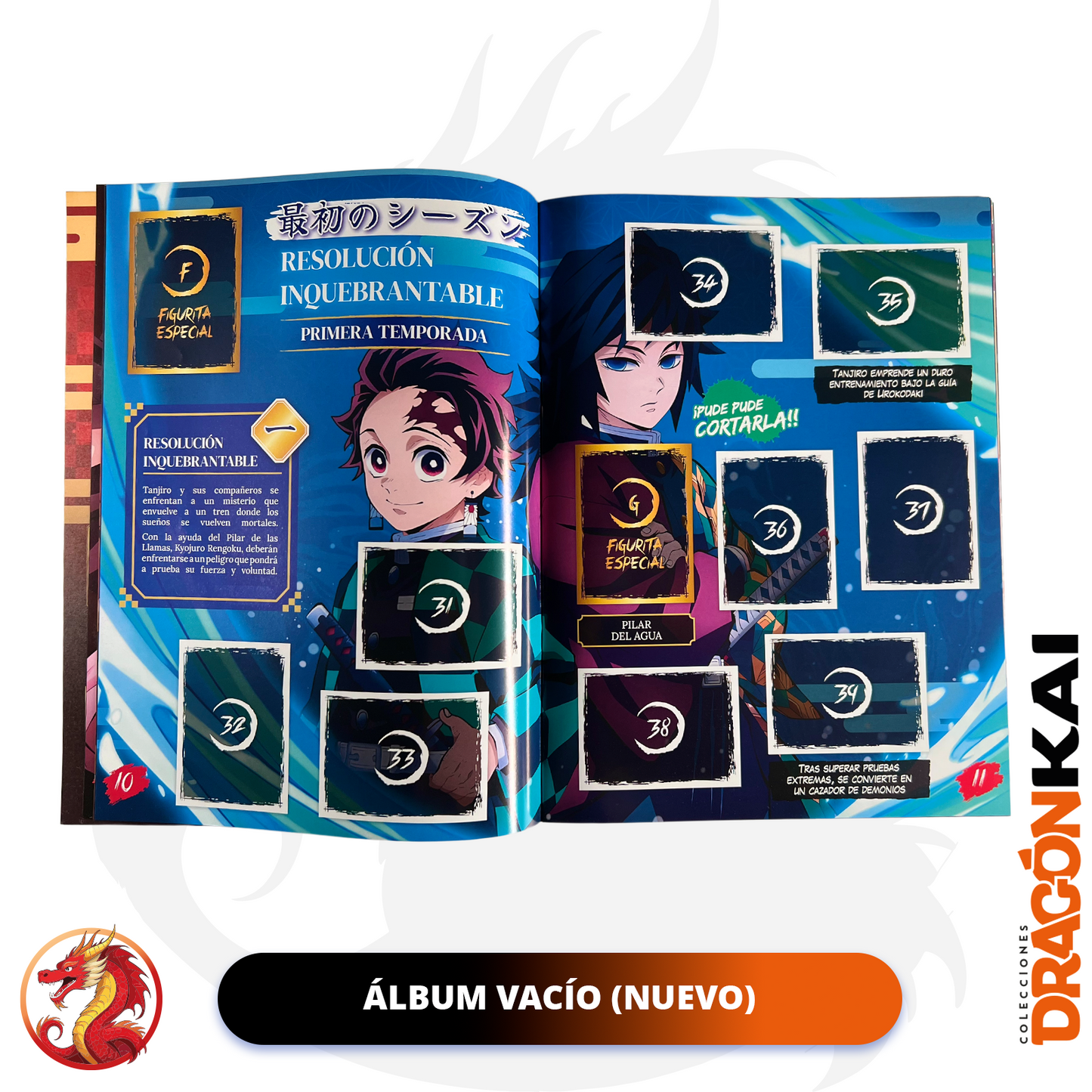 Álbum Demon Slayer: Saga completa + Set completo a pegar