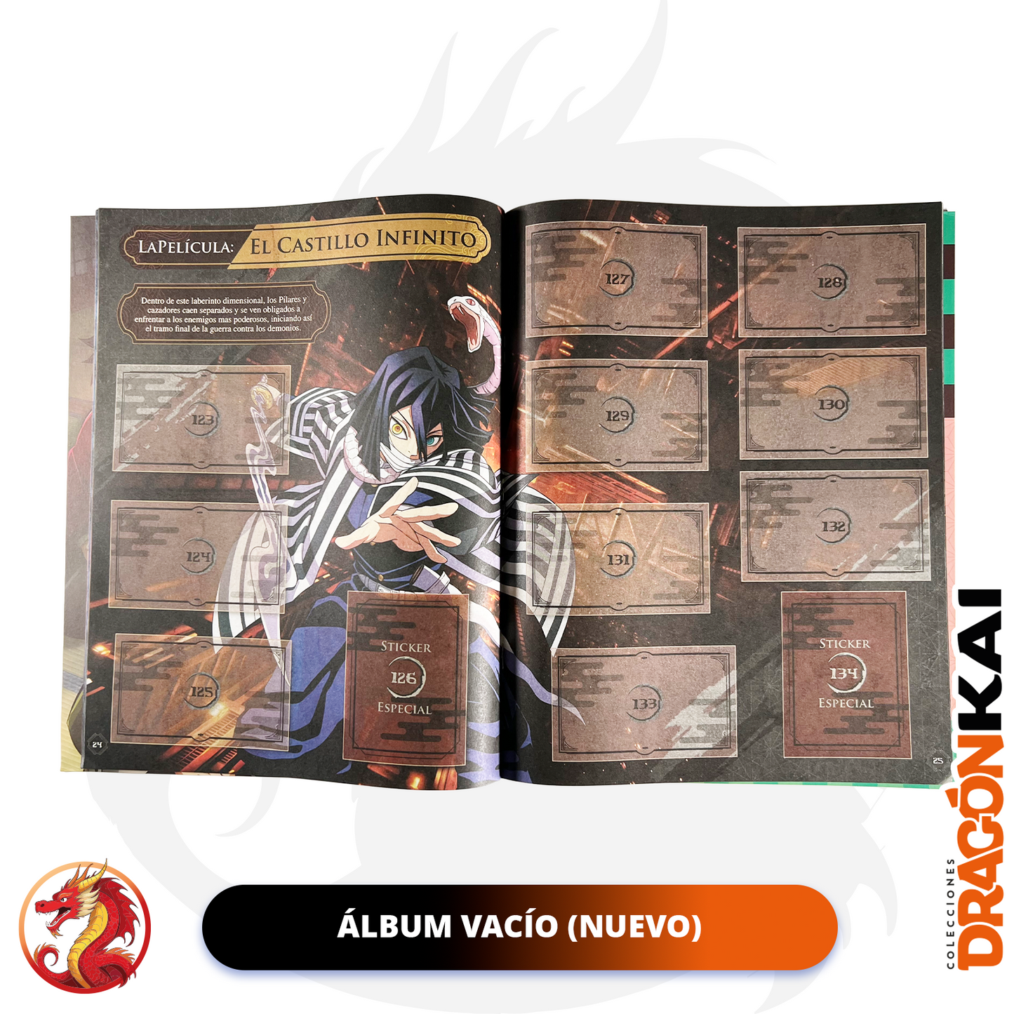 Álbum Demon Slayer: Castillo Infinito (Edit. 3 Reyes) + Set completo a pegar