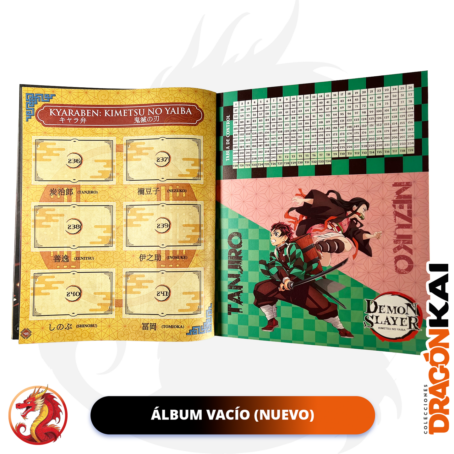 Álbum Demon Slayer: Castillo Infinito (Edit. 3 Reyes) + Set completo a pegar