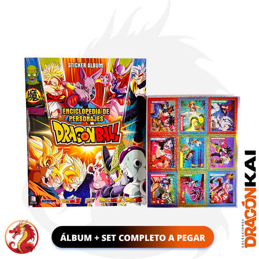 Album Enciclopedia Dragon Ball + Set completo a pegar