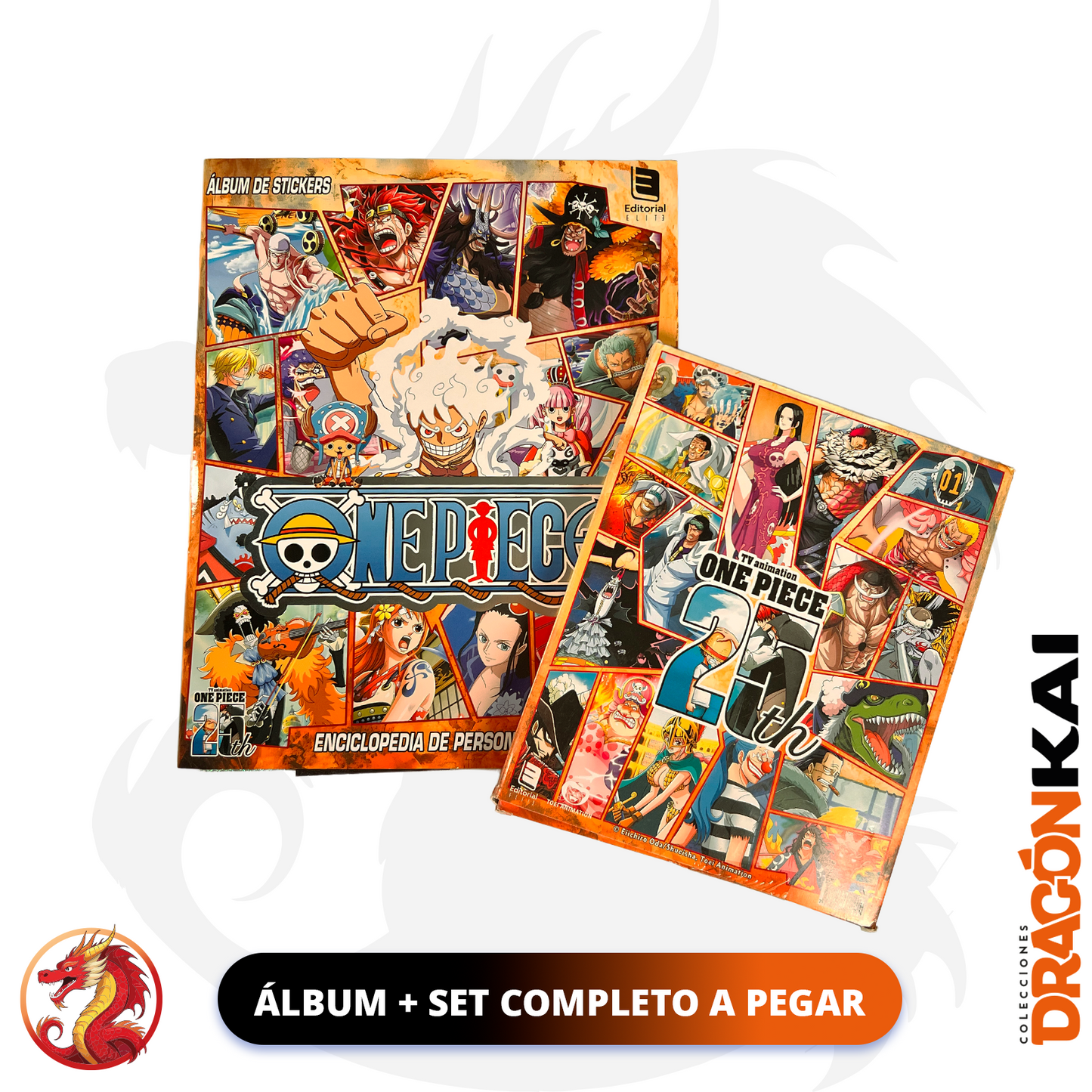 Álbum Enciclopedia One Piece - 25 Aniversario + Set completo a pegar
