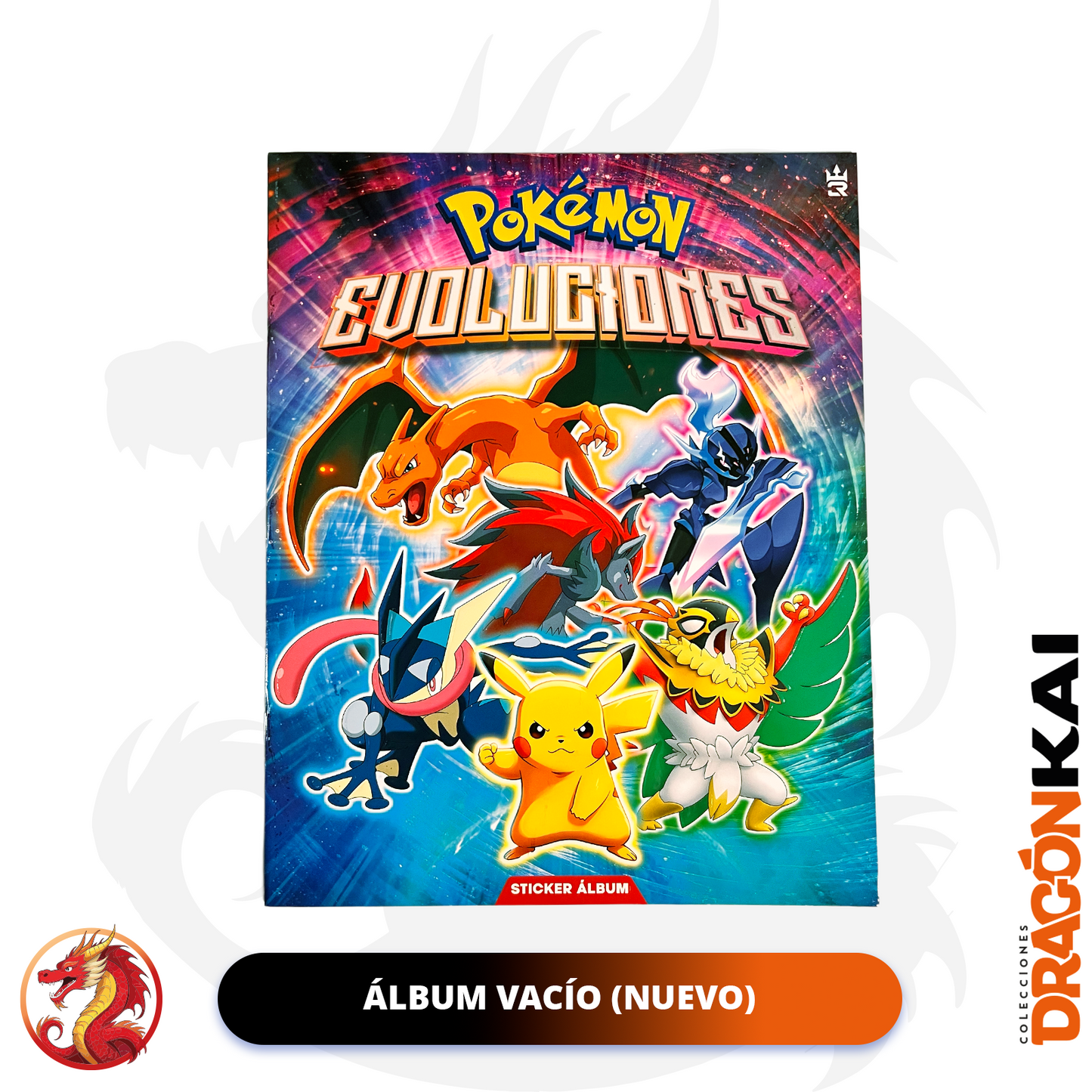 Álbum Pokémon Evoluciones (Editorial 3Reyes) + Set completo a pegar