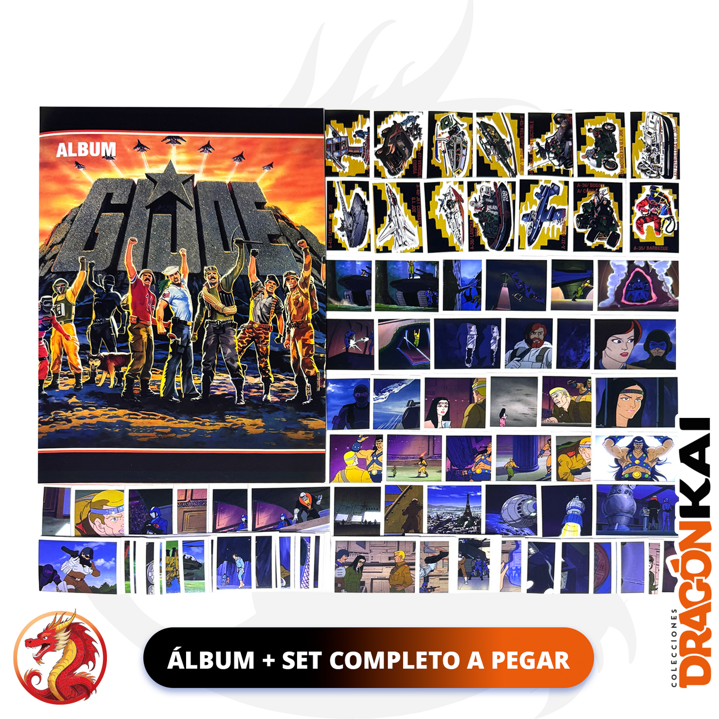 Álbum GiJoe + Set completo a pegar