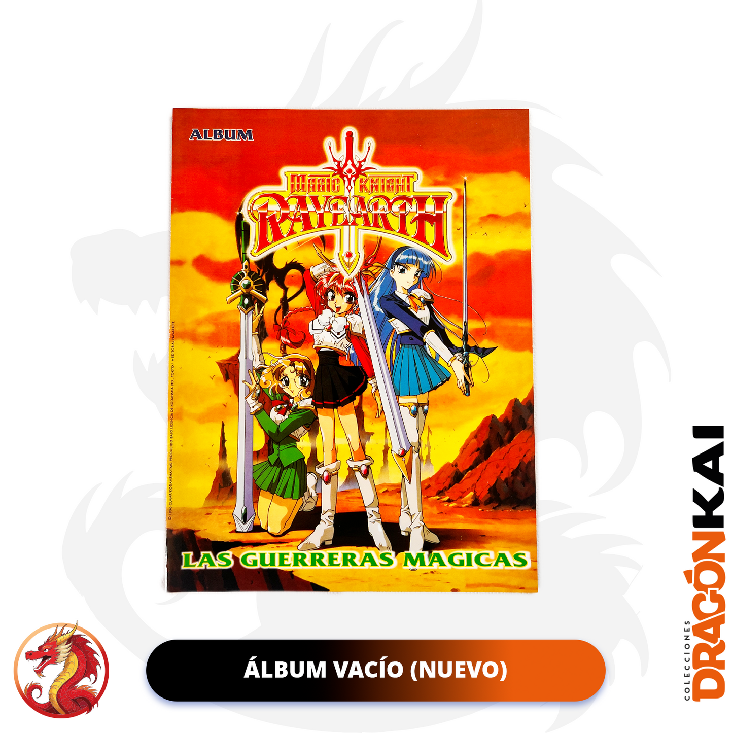 Álbum Guerreras Mágicas (Re. Navarrete) + Set completo a pegar