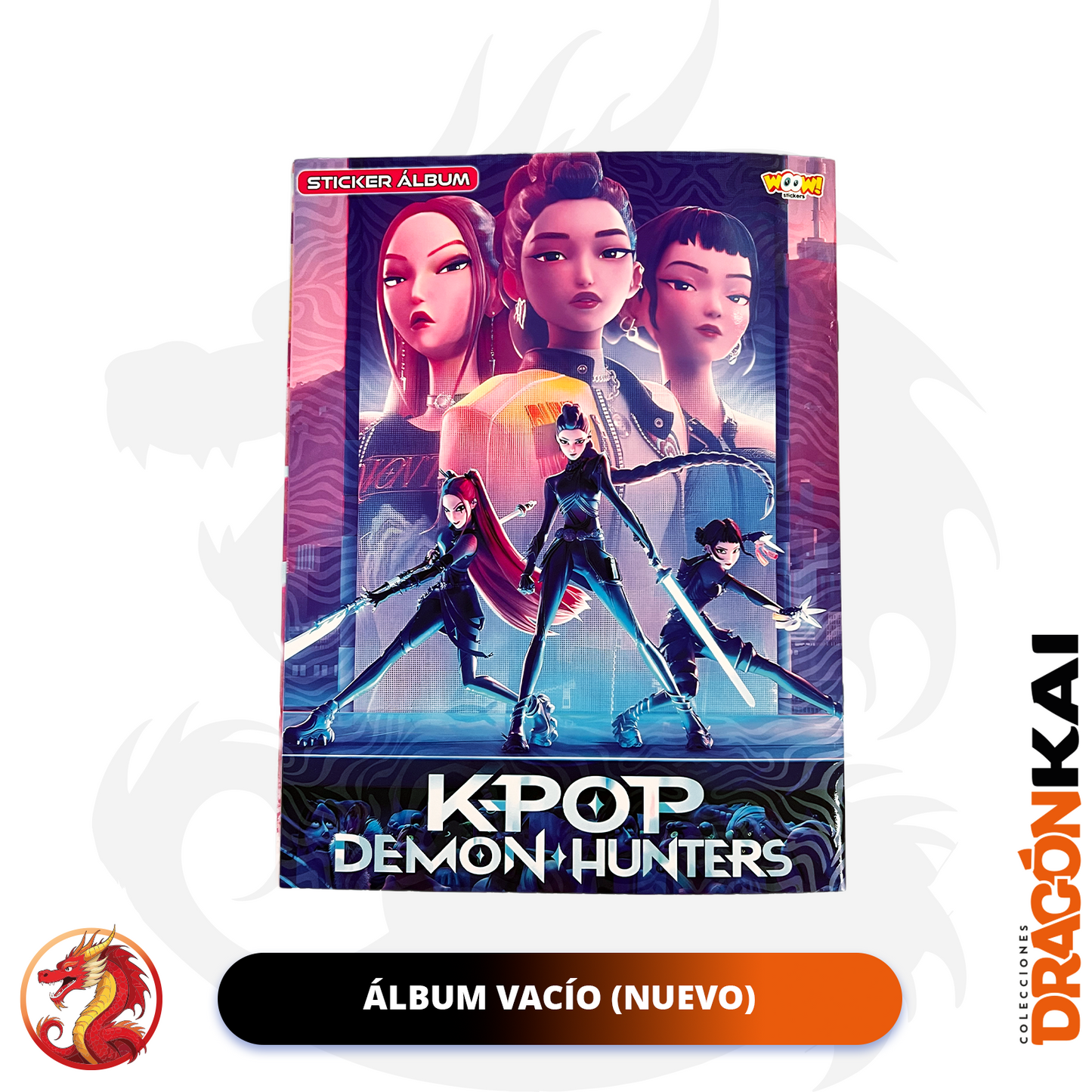 Álbum Las Guerreras K-POP: Demon Hunters (Woow Stickers) + Set completo a pegar