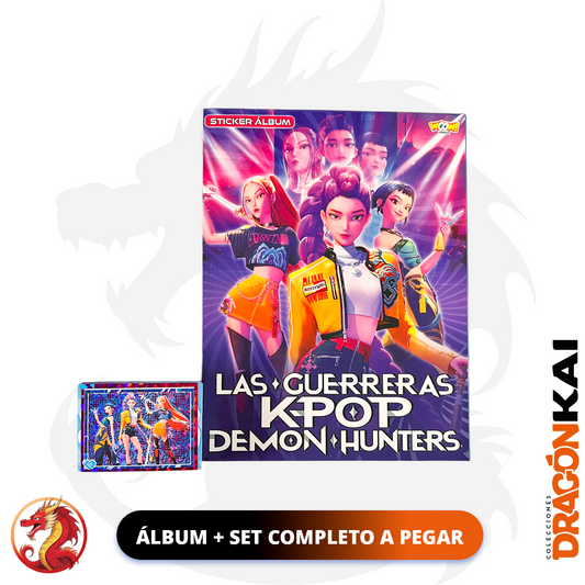 Álbum Las Guerreras K-POP: Demon Hunters (Woow Stickers) + Set completo a pegar