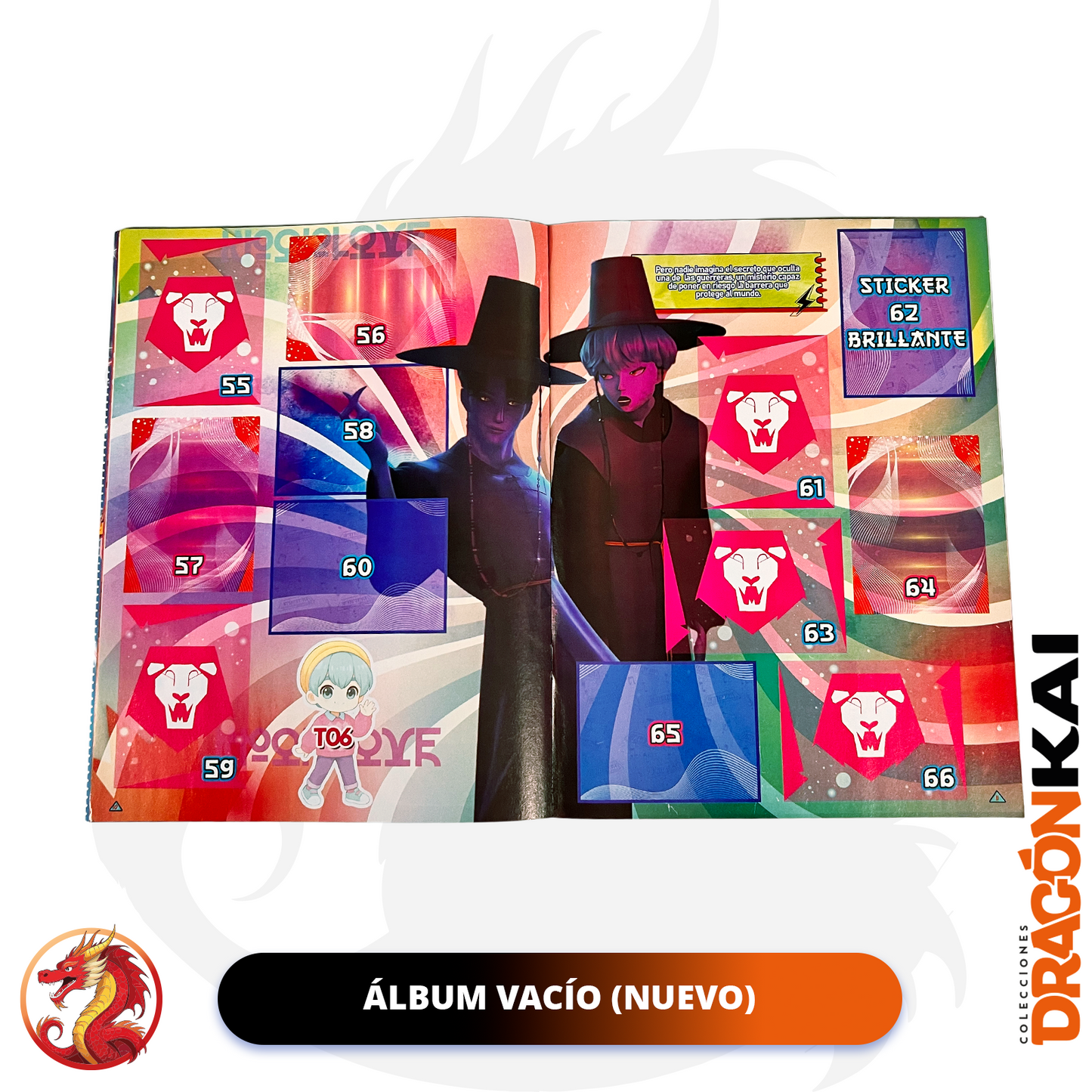 Álbum Las Guerreras K-POP: Demon Hunters (Woow Stickers) + Set completo a pegar