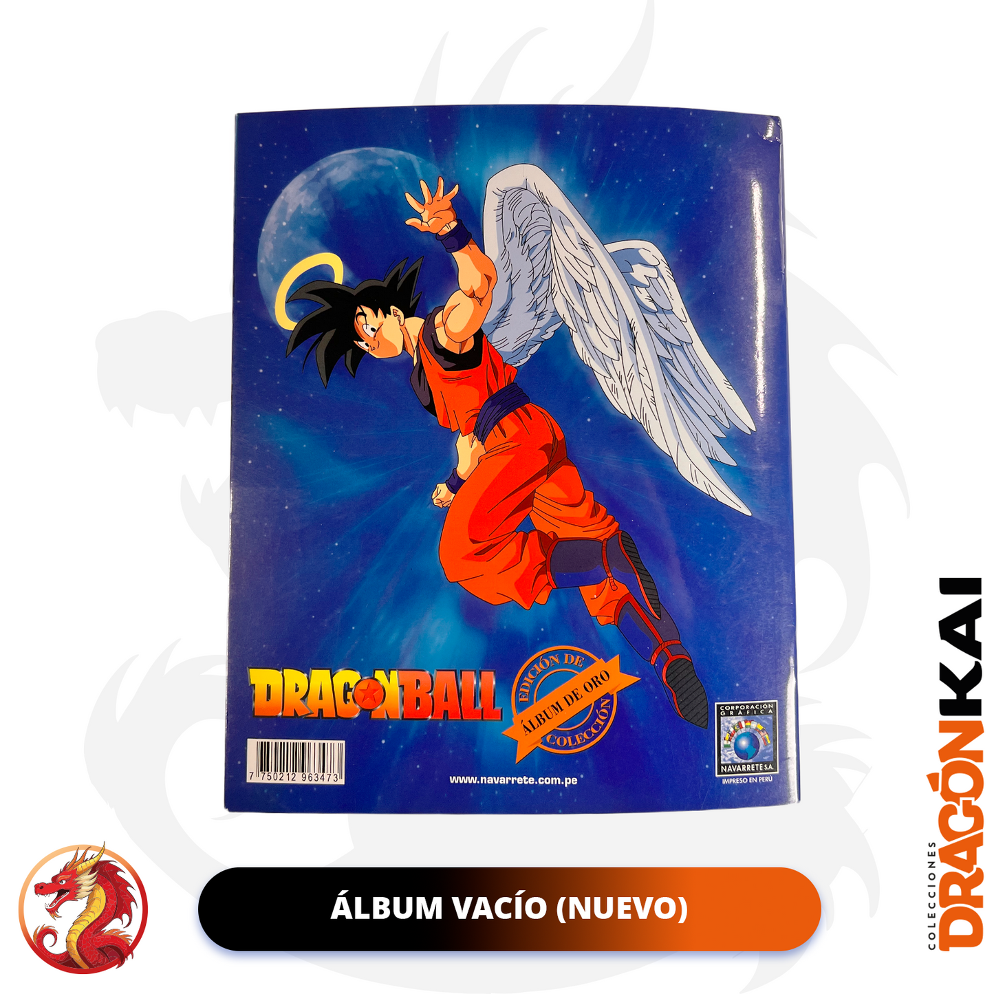 Álbum Dragon Ball: La Saga del Guerrero Dorado (Re. Navarrete - 2003) + Set completo a pegar