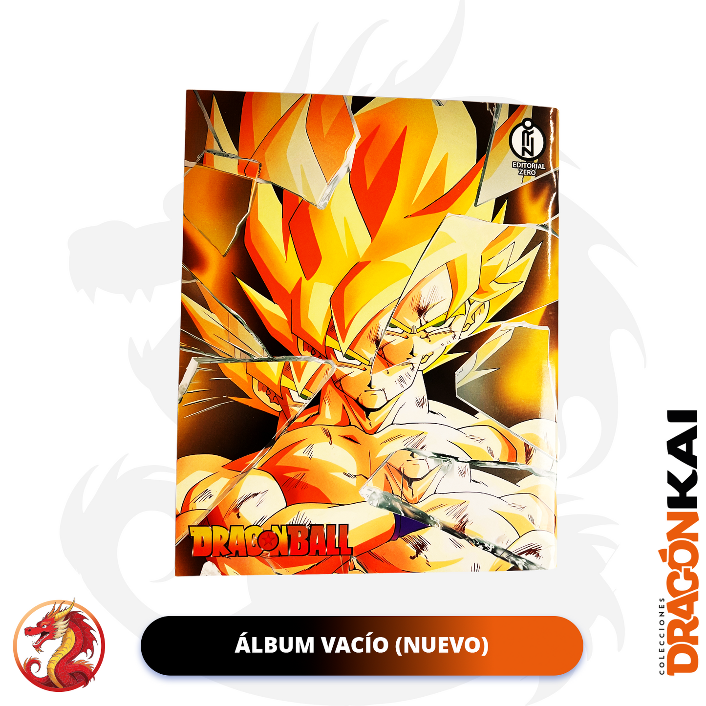 Álbum Dragon Ball: La Saga del Guerrero Dorado (Re. Navarrete - 2007) + Set completo a pegar