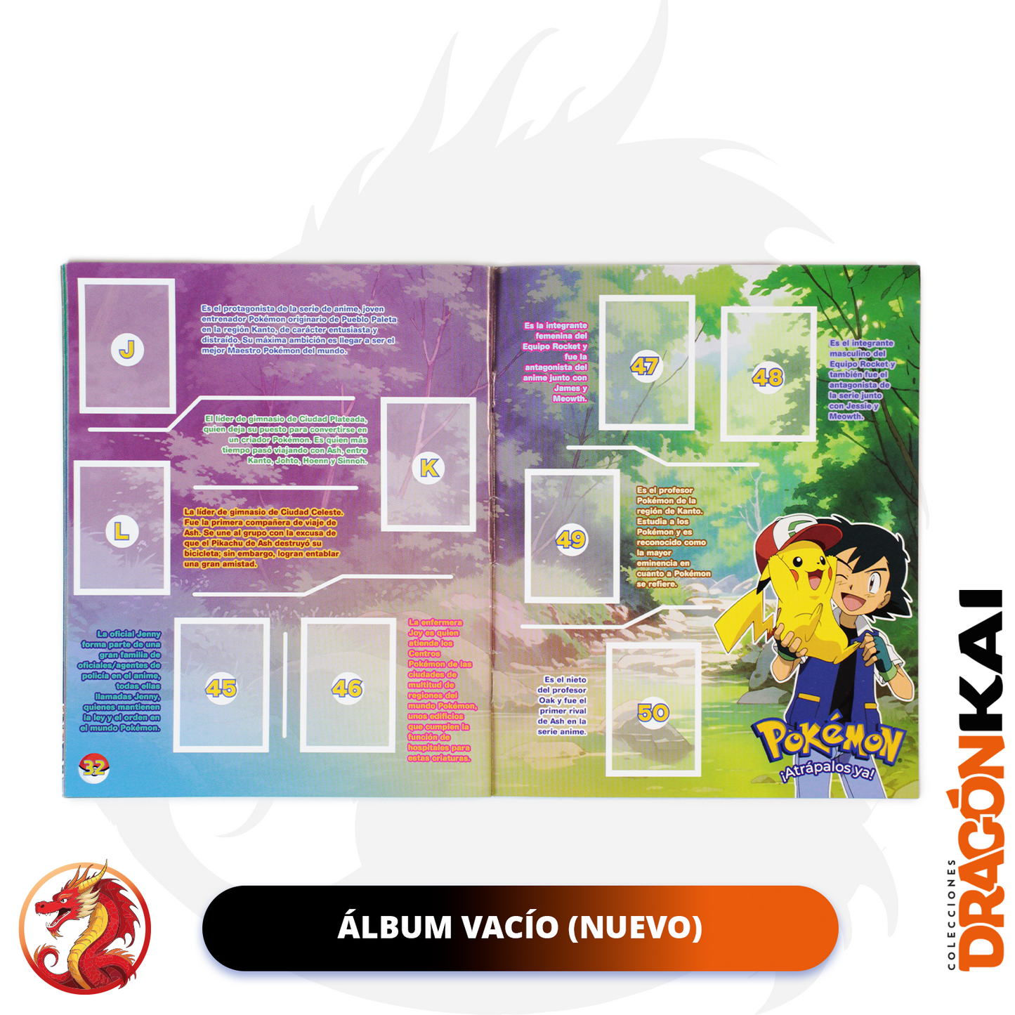 Guía de Tazos Pokémon + Set completo a pegar