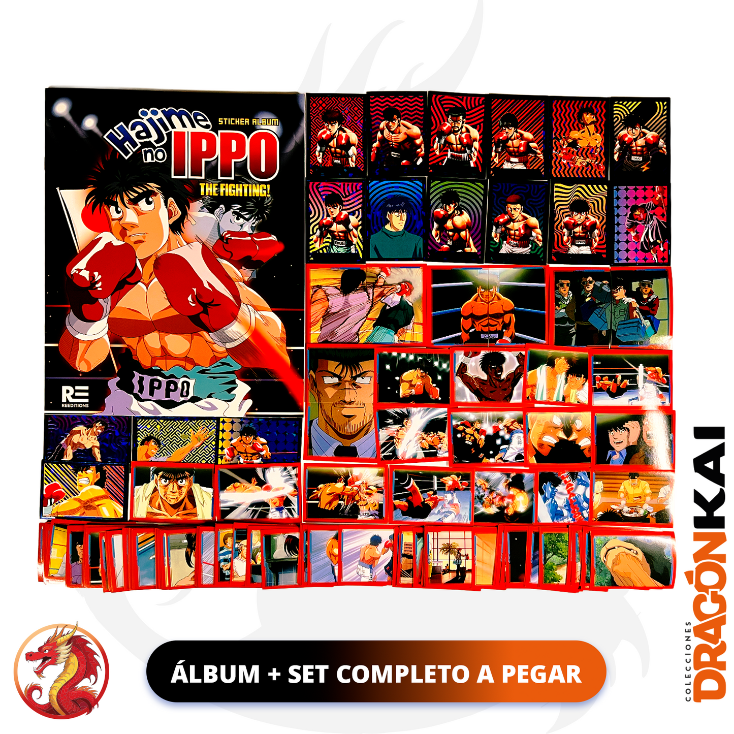 Álbum Hajime No Ippo + Set completo a pegar