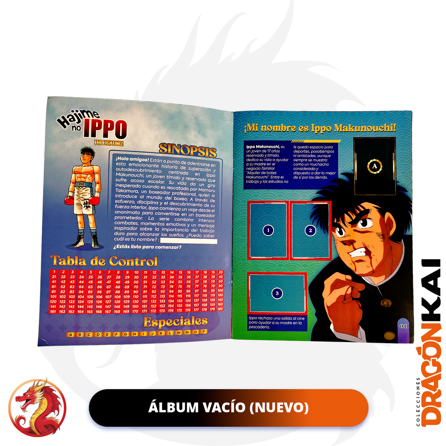 Álbum Hajime No Ippo + Set completo a pegar