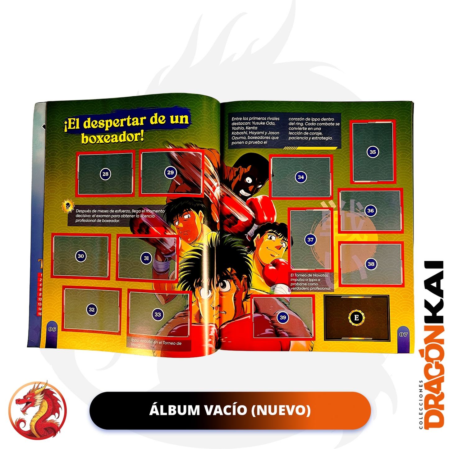 Álbum Hajime No Ippo + Set completo a pegar