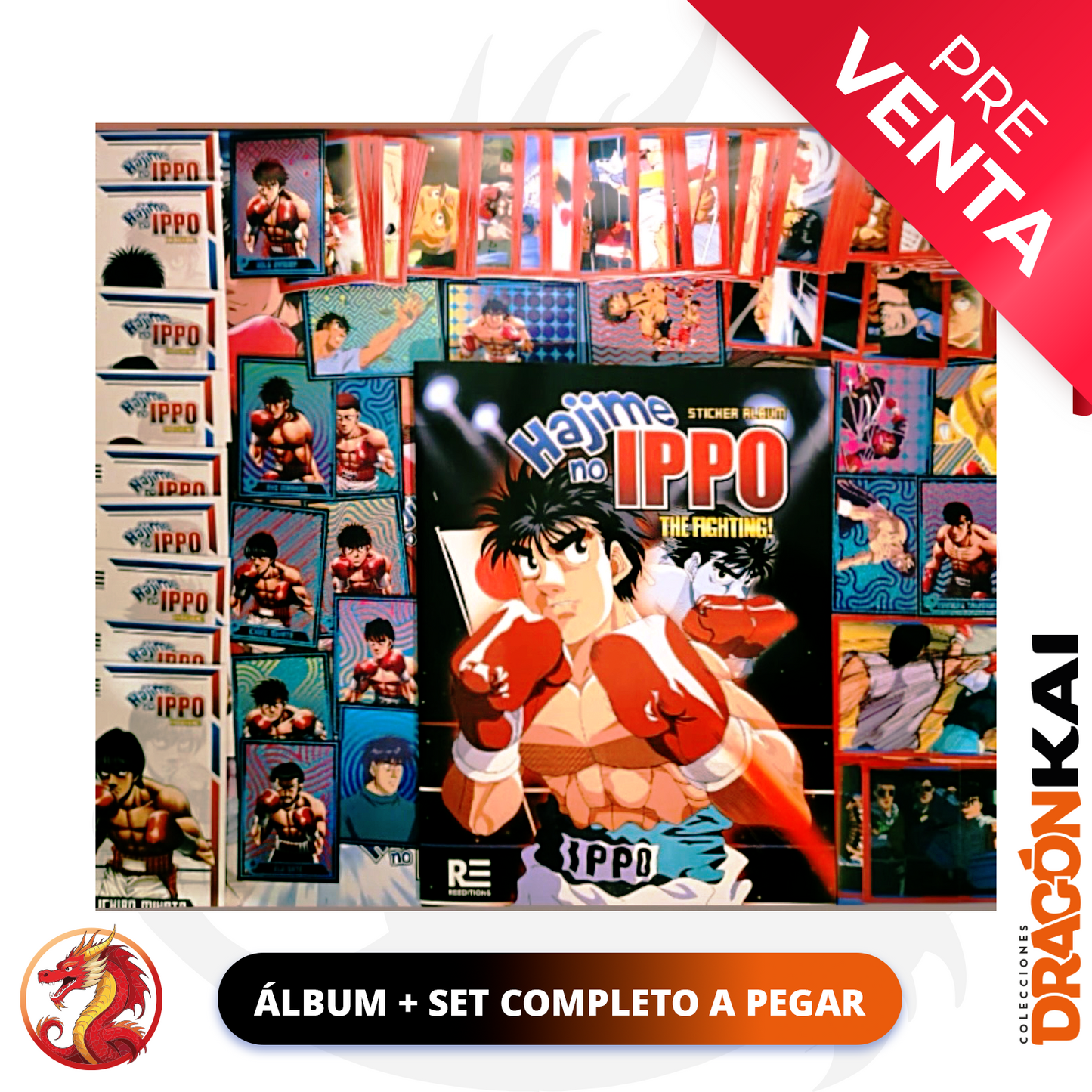 Álbum Hajime No Ippo + Set completo a pegar