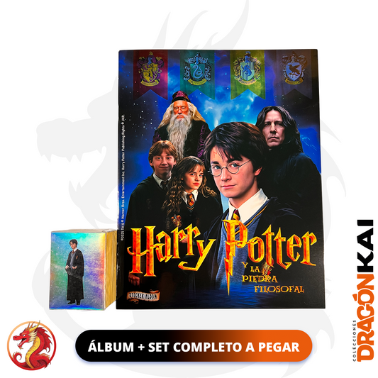 Álbum Harry Potter y La Piedra Filosofal + Set completo a pegar